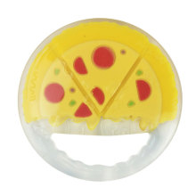 Nuevo mordedor de silicona mordedor de pizza bebé silicona